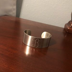 Lee Michael’s Silver “B” Bracelet